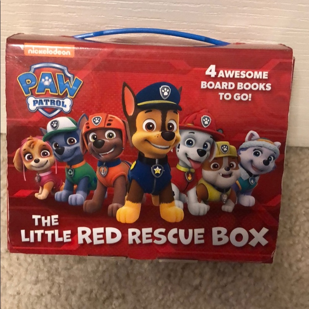 Paw Patrol The Little Red Rescue Box Board Books